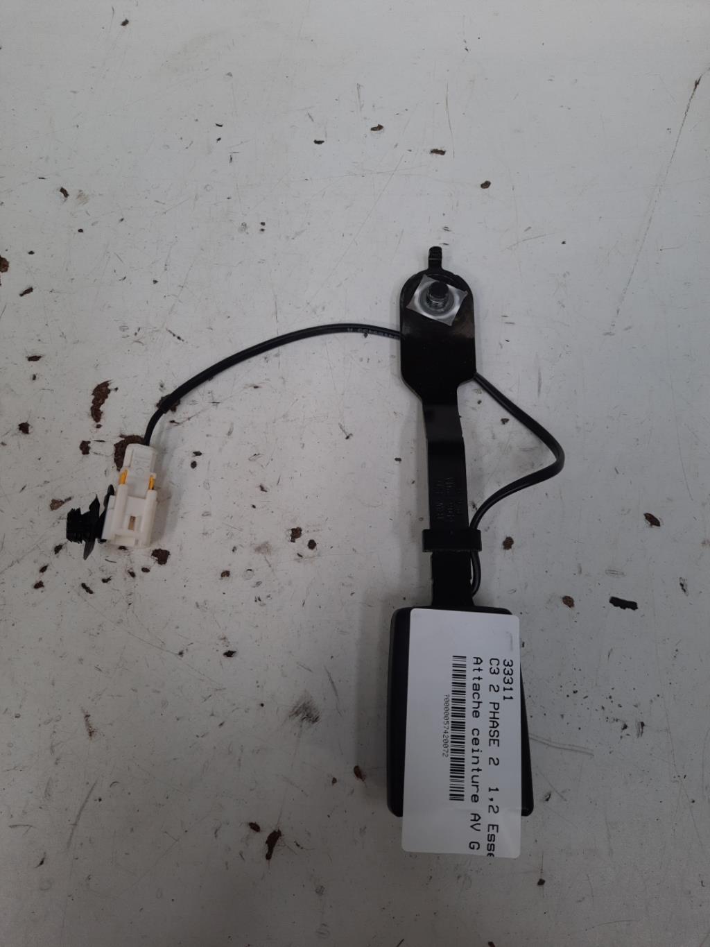 Aggancio cintura sicurezza anteriore sinistro CITROEN C3 2 PHASE 2 Gasolina - 1