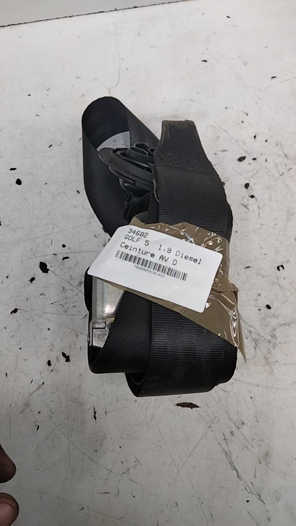 Cintura di sicurezza anteriore destra VOLKSWAGEN GOLF 5 Diésel - 1