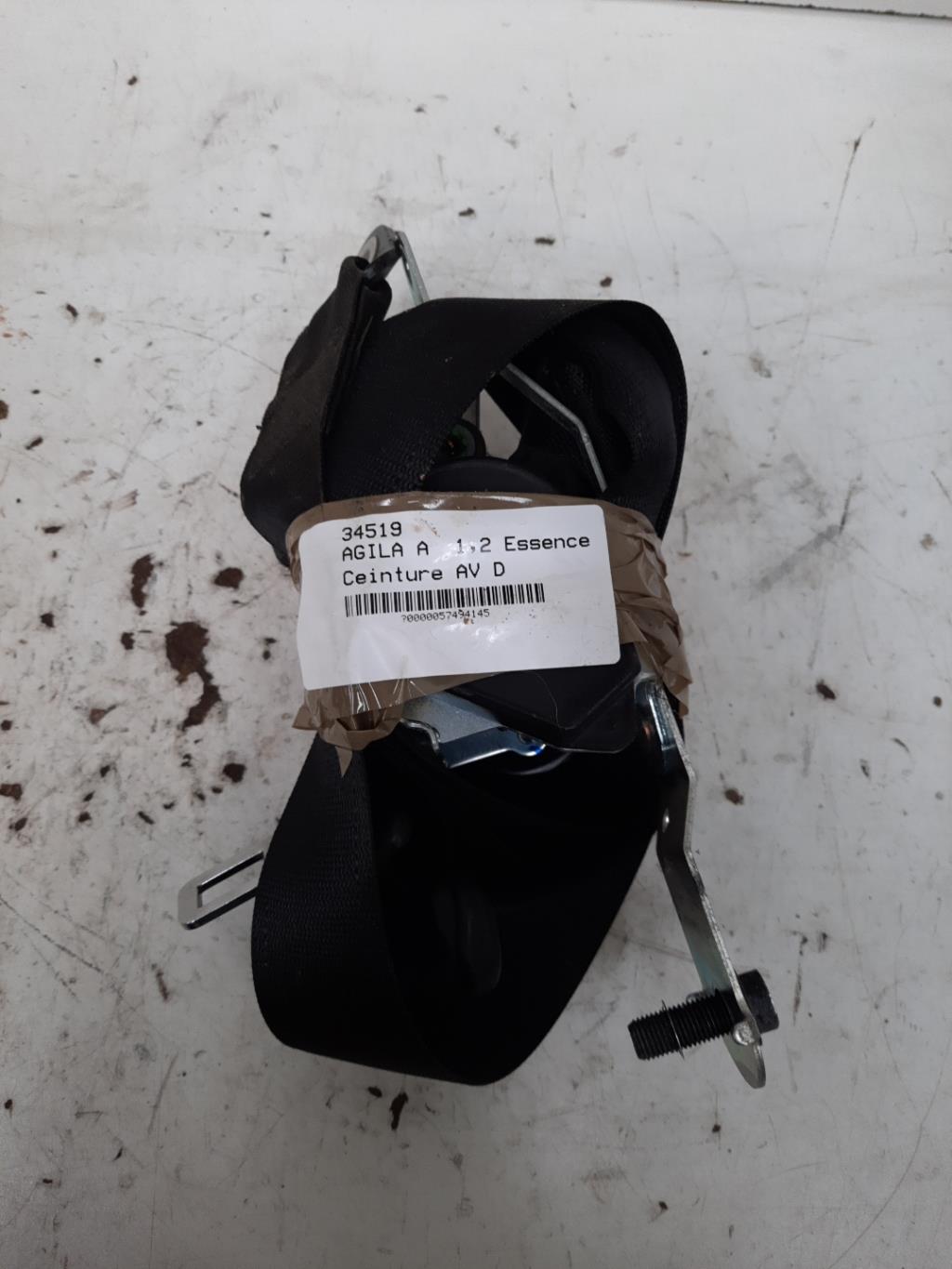 Cintura di sicurezza anteriore destra OPEL AGILA A Gasolina - 1
