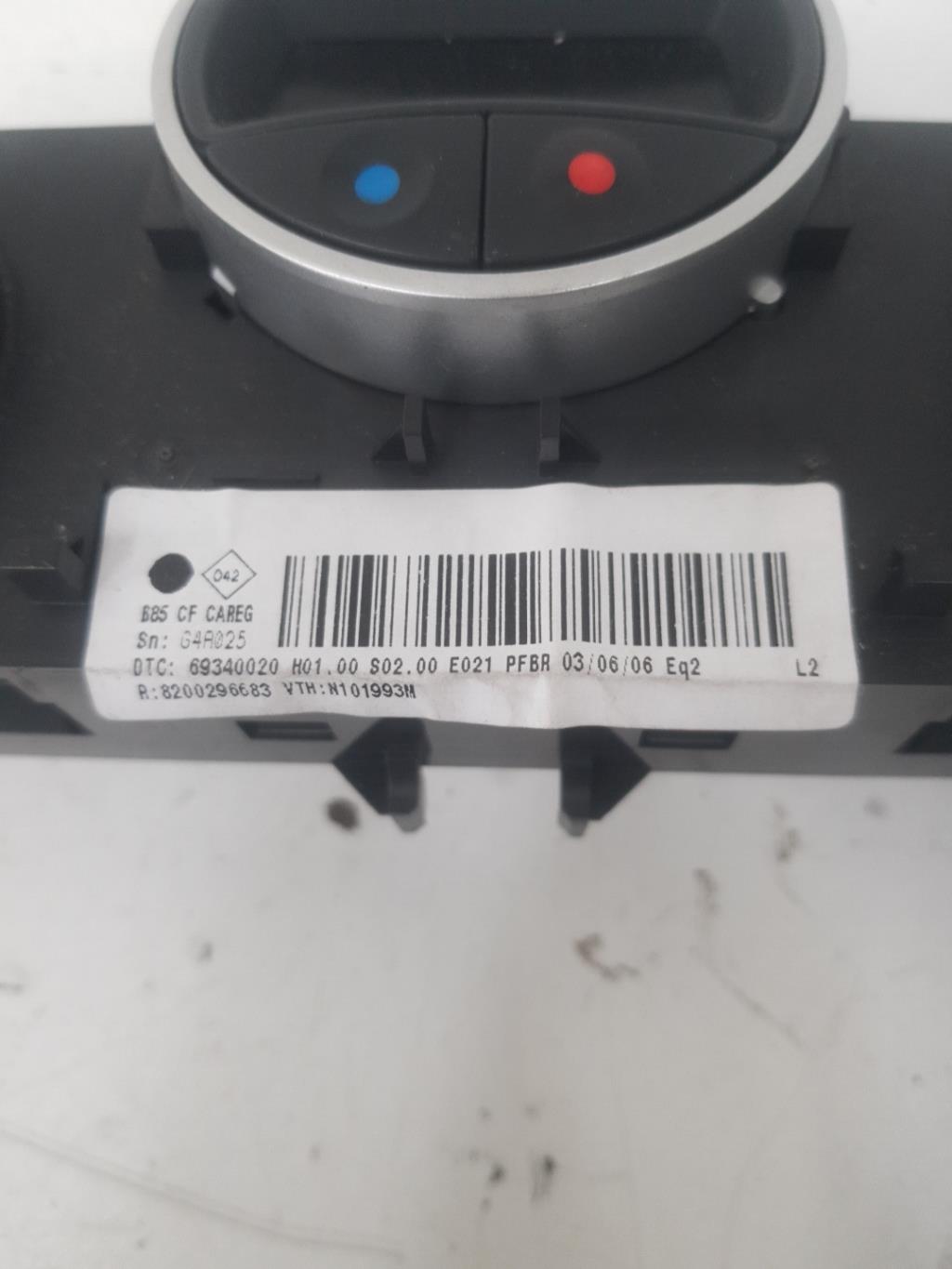 Commande chauffage RENAULT CLIO 3 PHASE 1  - 1