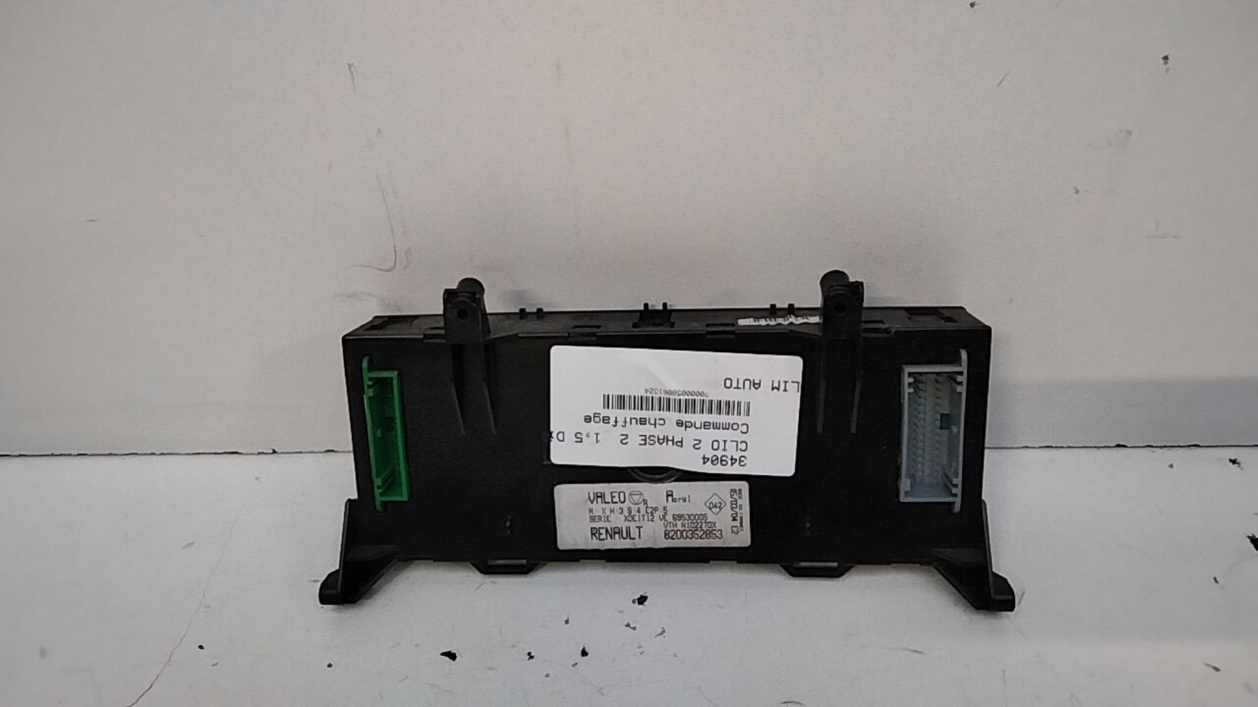Commande chauffage RENAULT CLIO 2 PHASE 2 Diesel - 1