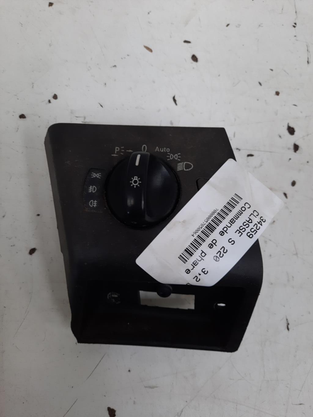 Commande de phare MERCEDES CLASSE S 220 Diesel - 1