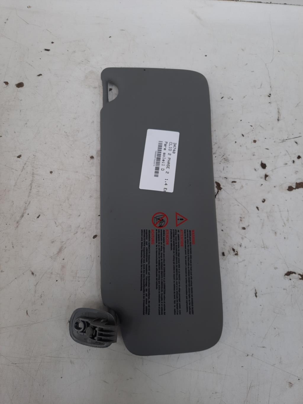 Visiera parasole destra RENAULT CLIO 2 PHASE 2 Gasolina - 1