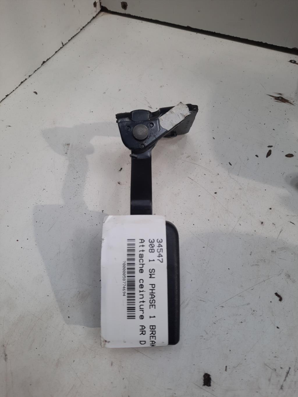Aggancio cintura sicurezza posteriore destro PEUGEOT 308 1 SW PHASE 1 BREAK Diésel - 1