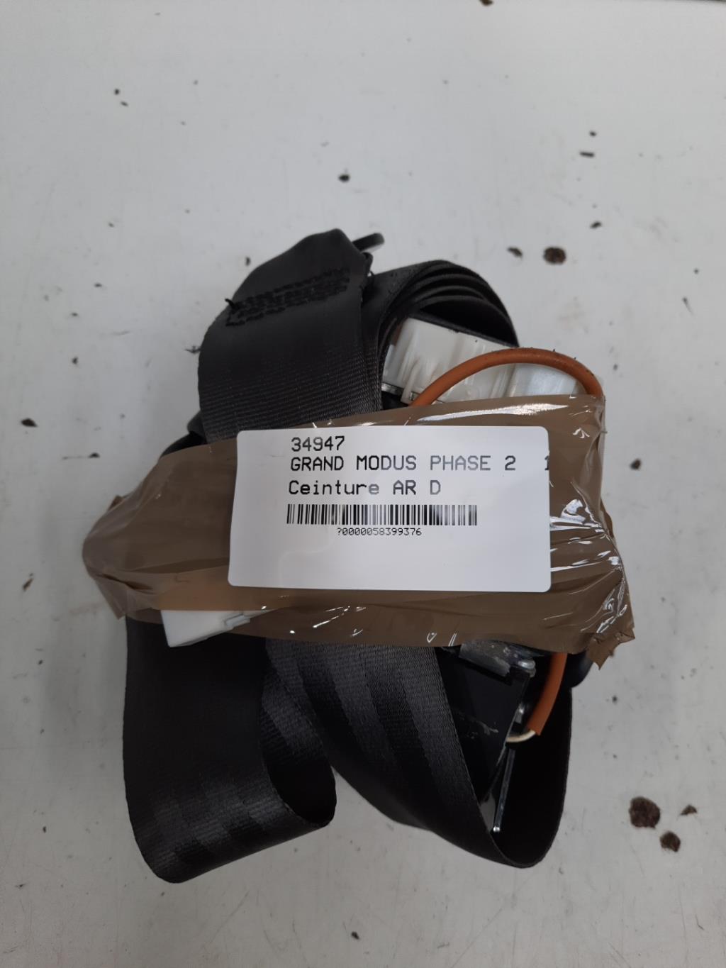 Cintura di sicurezza posteriore destra RENAULT GRAND MODUS PHASE 2  - 1