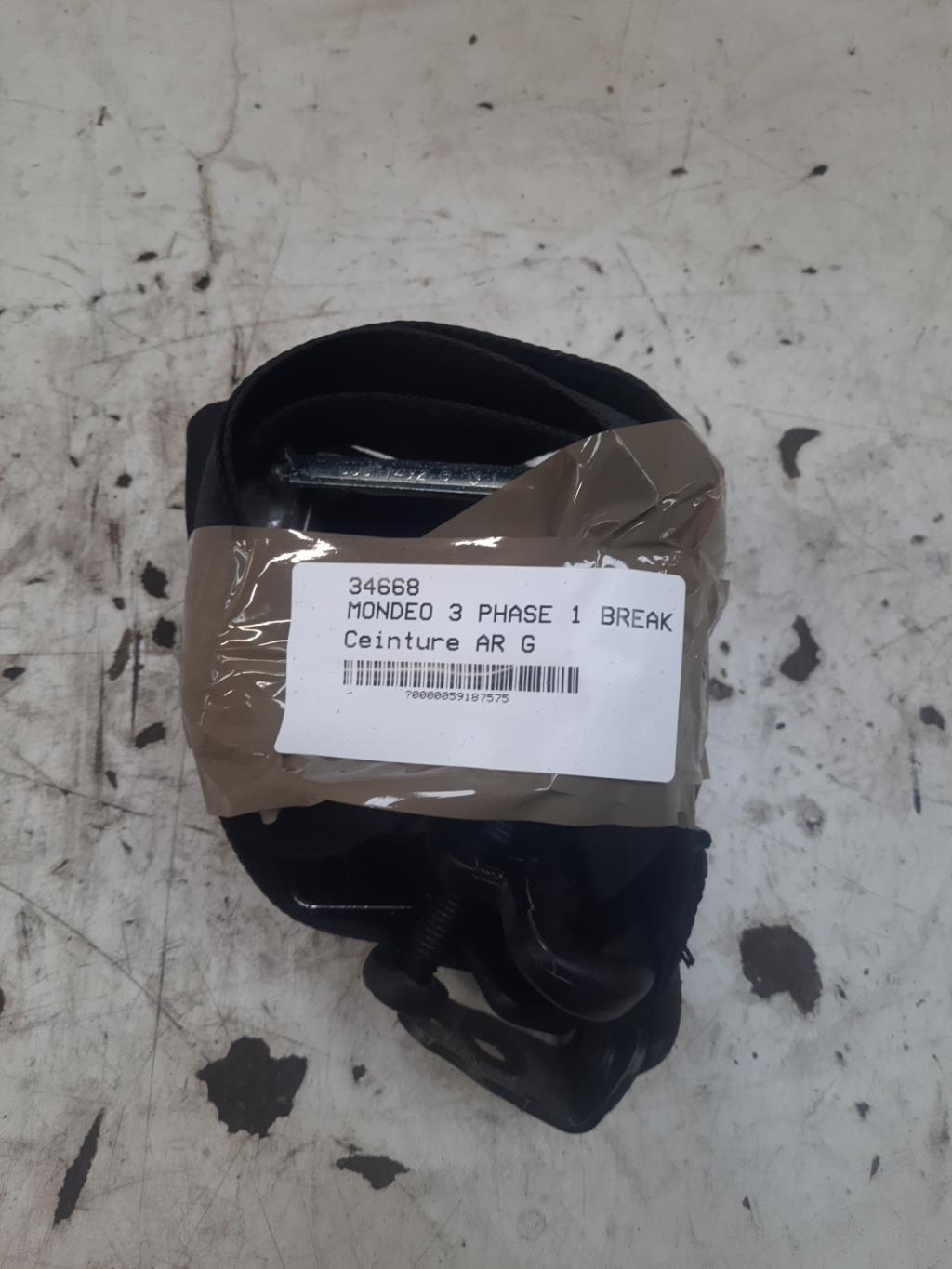 Cintura di sicurezza posteriore sinistra FORD MONDEO 3 PHASE 1 BREAK  - 1