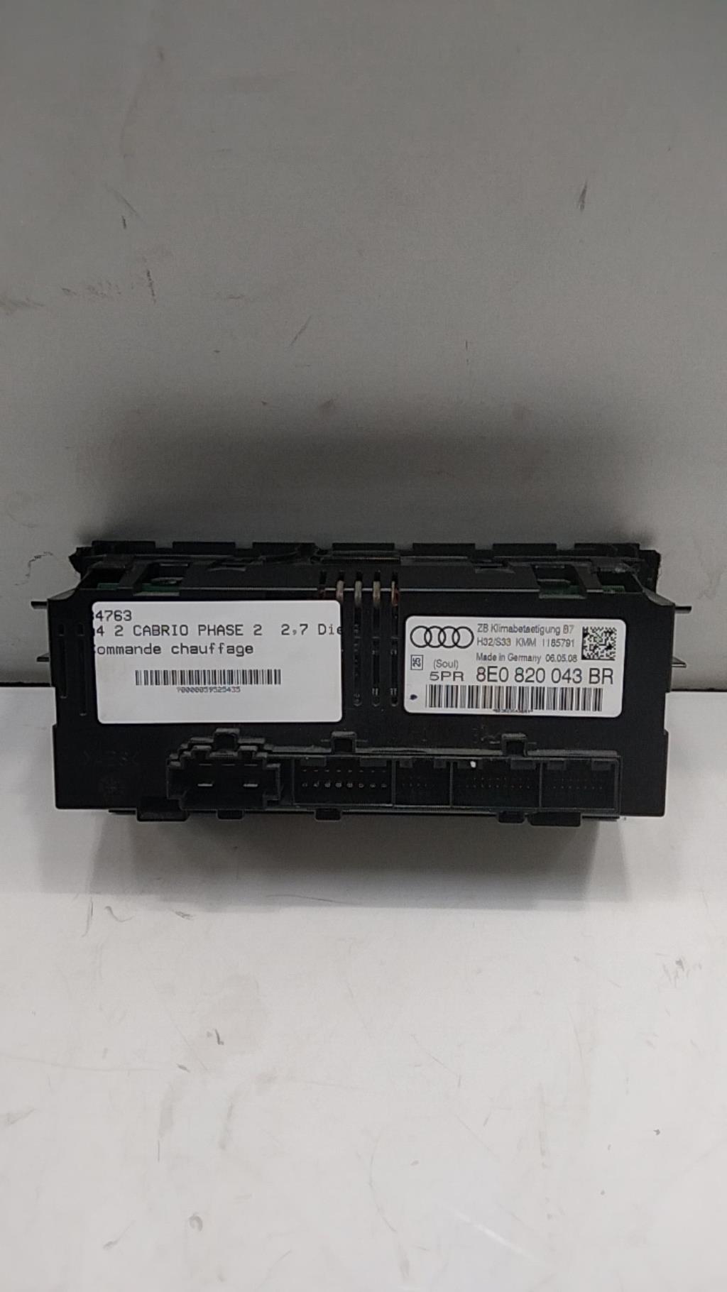 Commande chauffage AUDI A4 2 CABRIO PHASE 2 Diesel - 1
