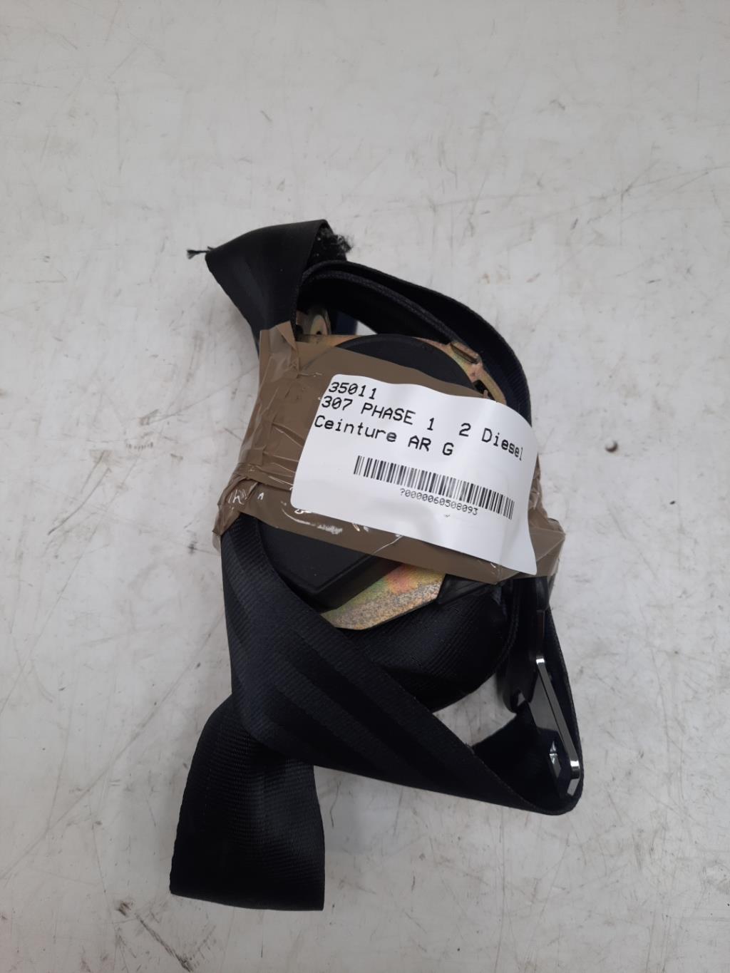 Cintura di sicurezza posteriore sinistra PEUGEOT 307 PHASE 1 Diésel - 1