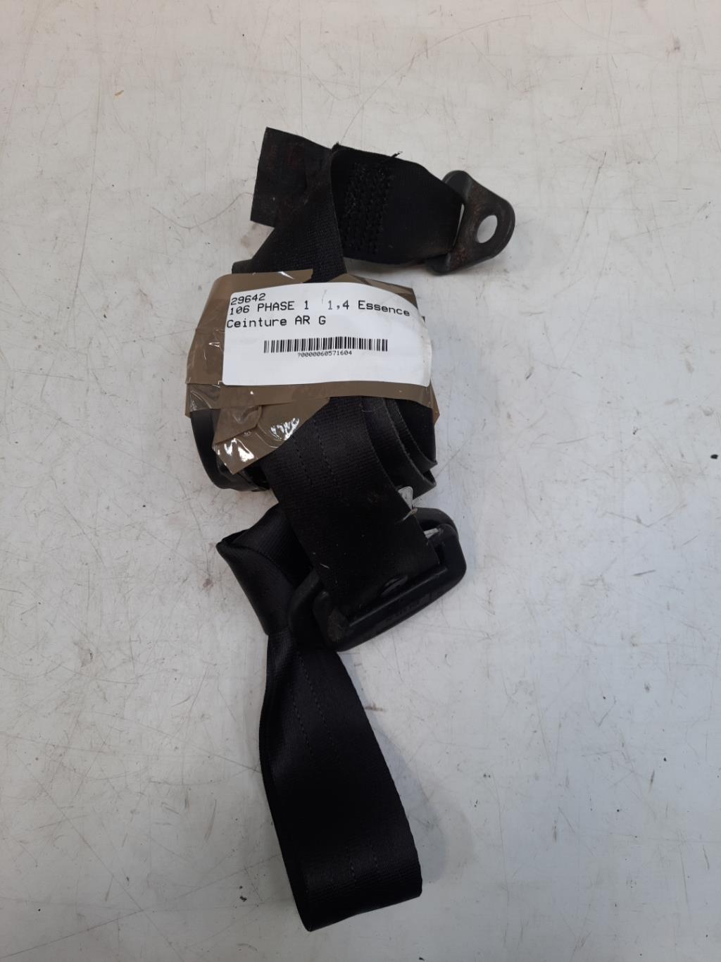 Cintura di sicurezza posteriore sinistra PEUGEOT 106 PHASE 1 Gasolina - 1