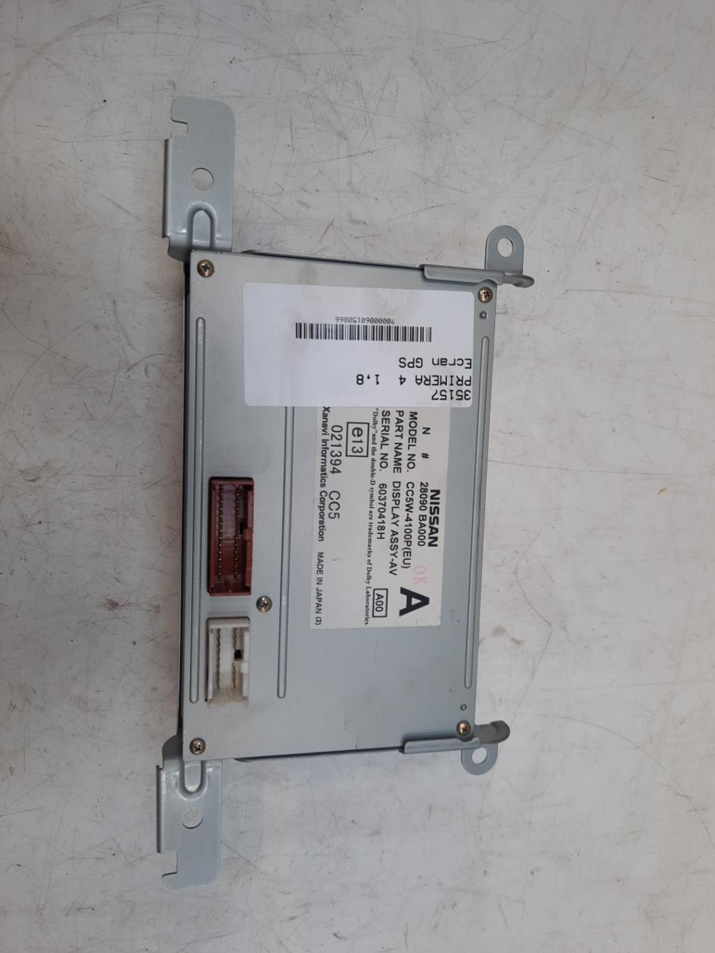 Schermo GPS NISSAN PRIMERA 4  - 1