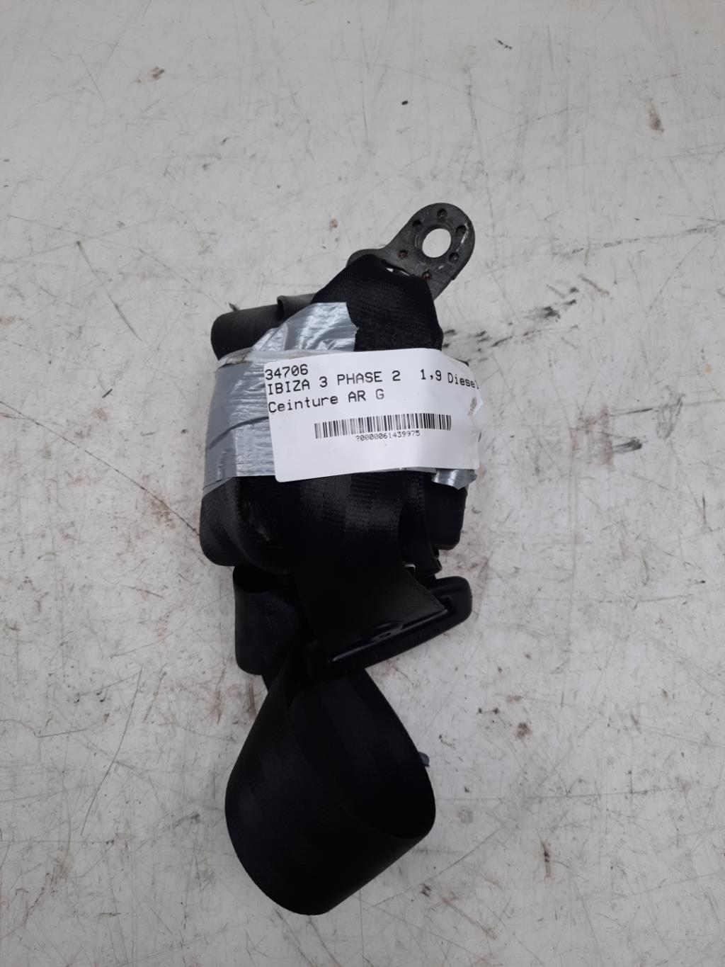 Cintura di sicurezza posteriore sinistra SEAT IBIZA 3 PHASE 2 Diésel - 1