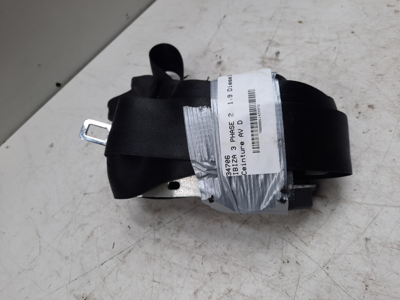 Cintura di sicurezza anteriore destra SEAT IBIZA 3 PHASE 2 Diésel - 1