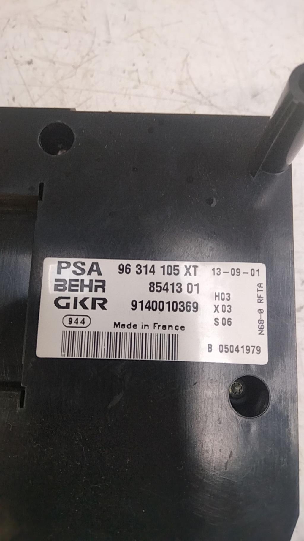 Commande chauffage CITROEN XSARA PICASSO PHASE 1 Diesel - 1