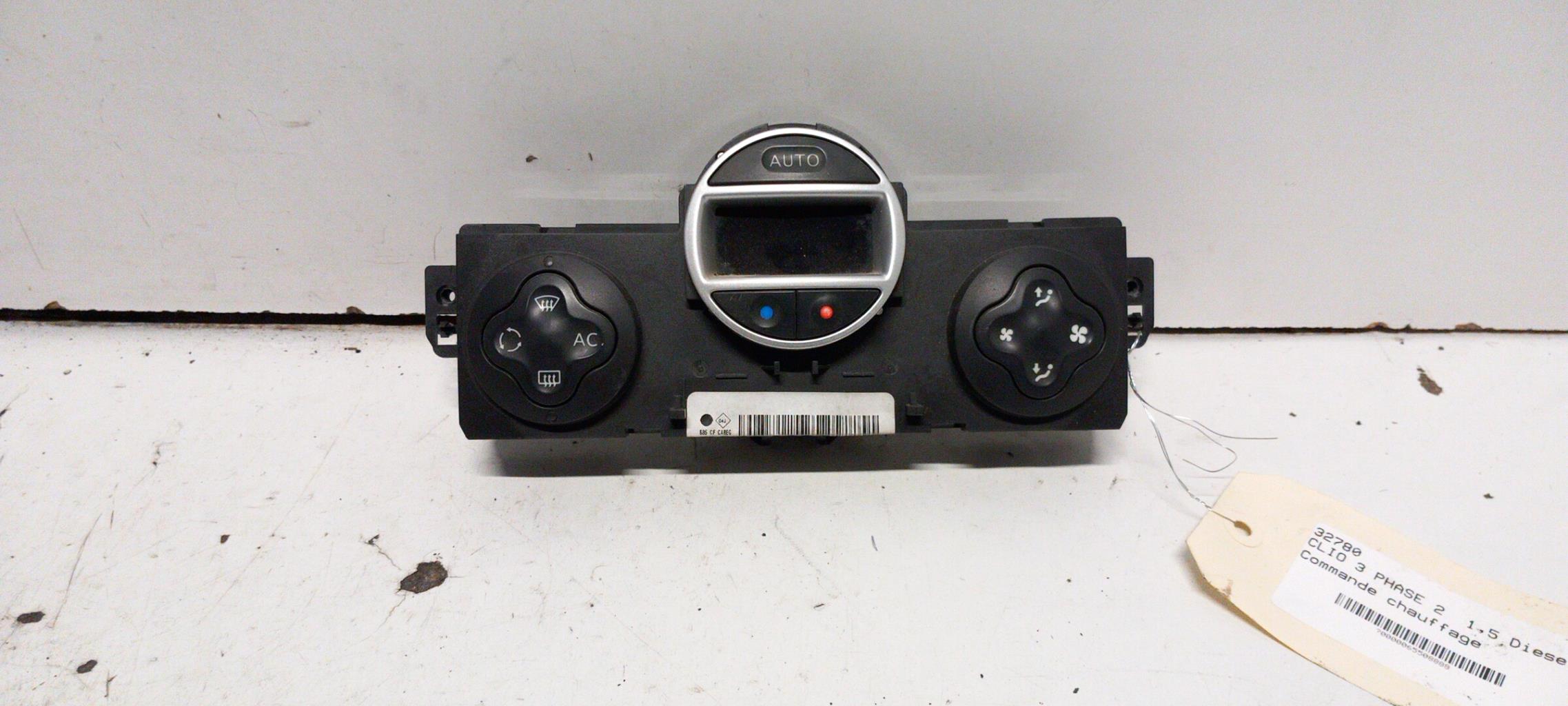 Commande chauffage RENAULT CLIO 3 PHASE 2 Diesel - 1