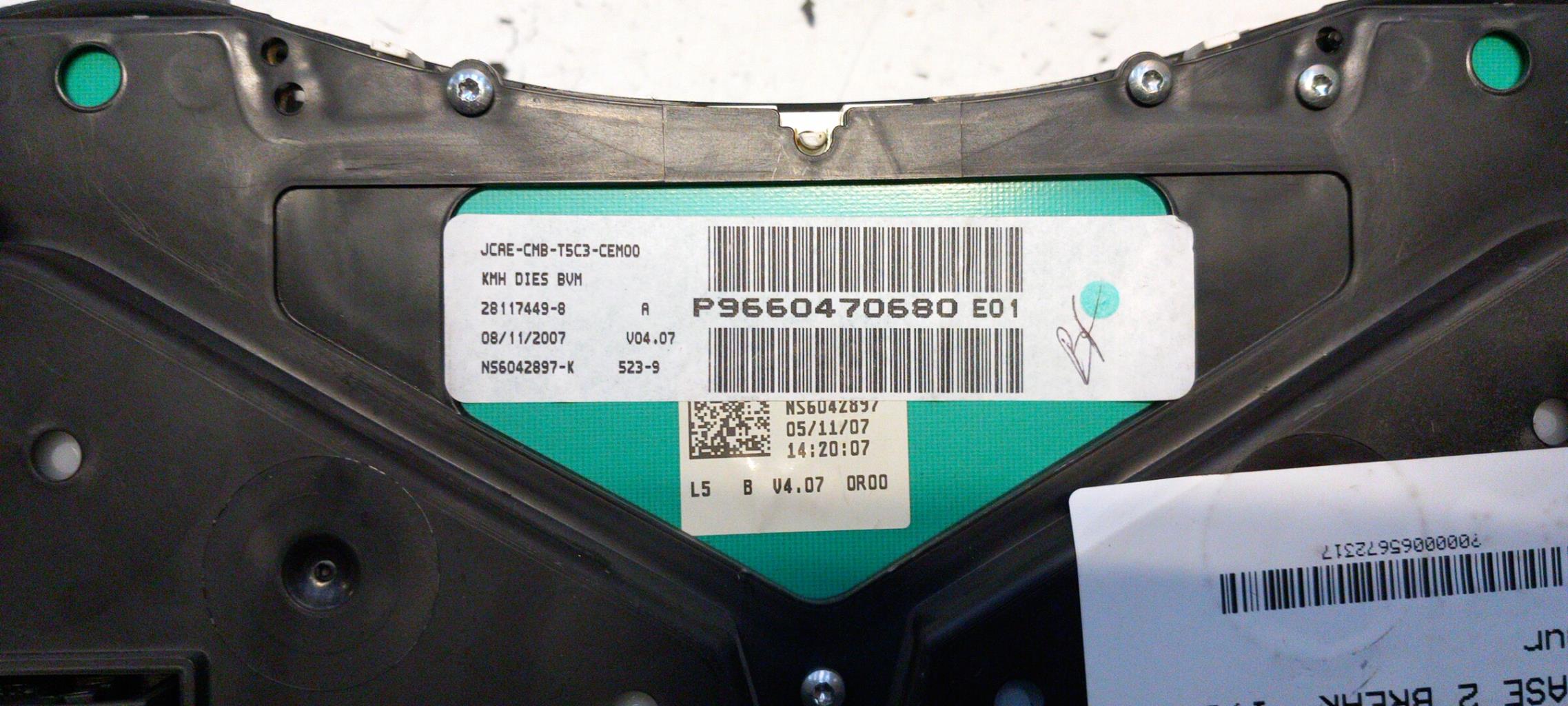 Compteur PEUGEOT 307 PHASE 2 BREAK Diesel - 1