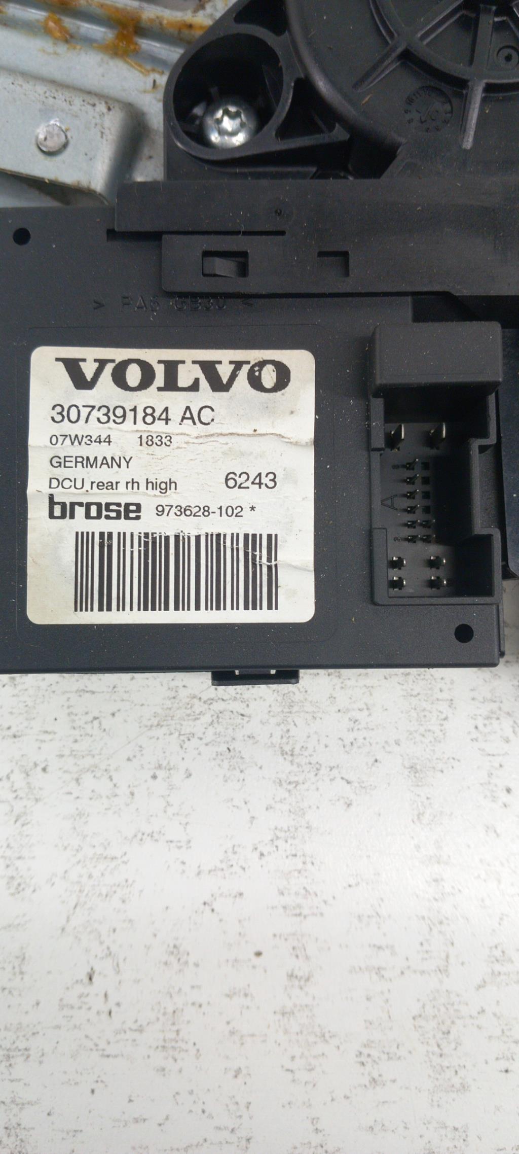 Alzacristalli elettrico posteriore destro VOLVO V 50 PHASE 2 BREAK Diésel - 1