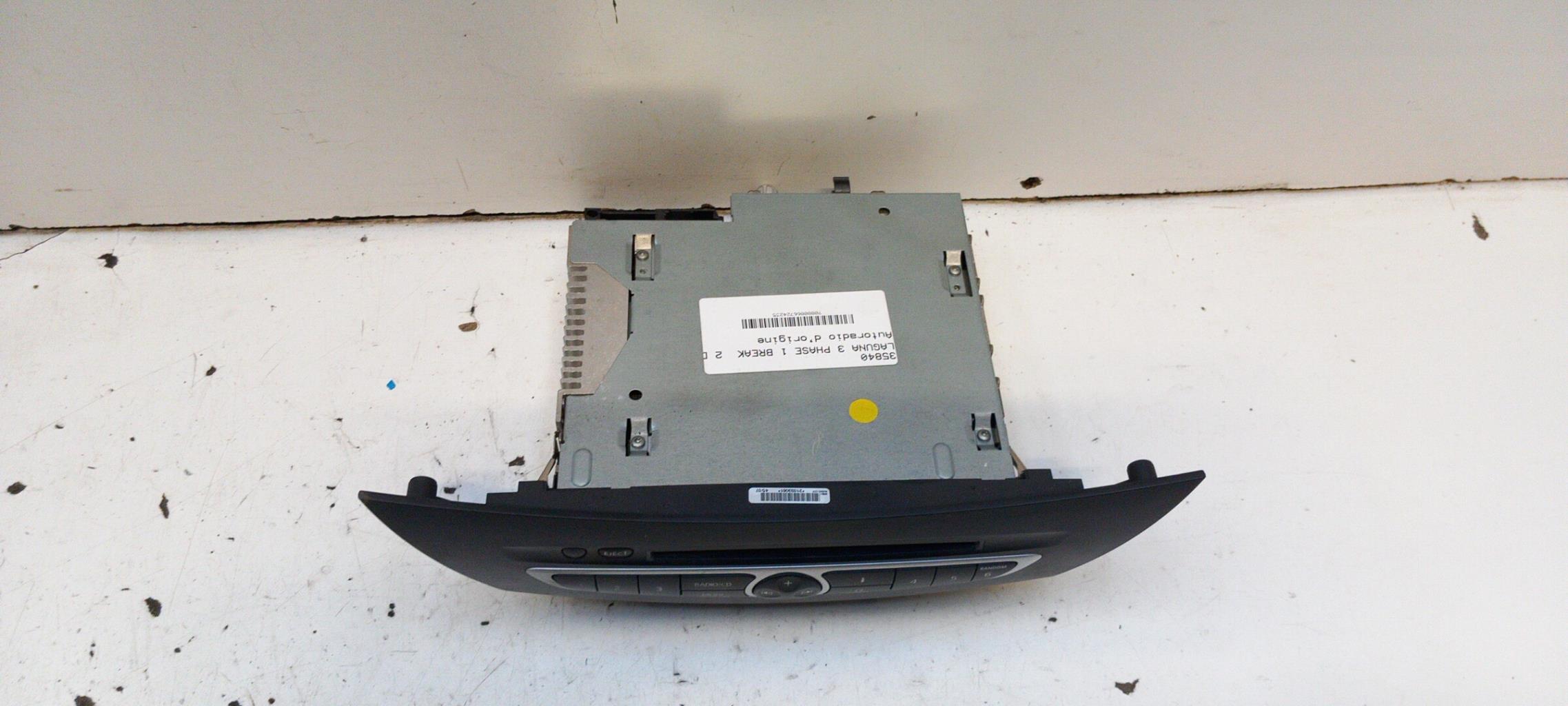 Autoradio originale RENAULT LAGUNA 3 PHASE 1 BREAK Diésel - 1