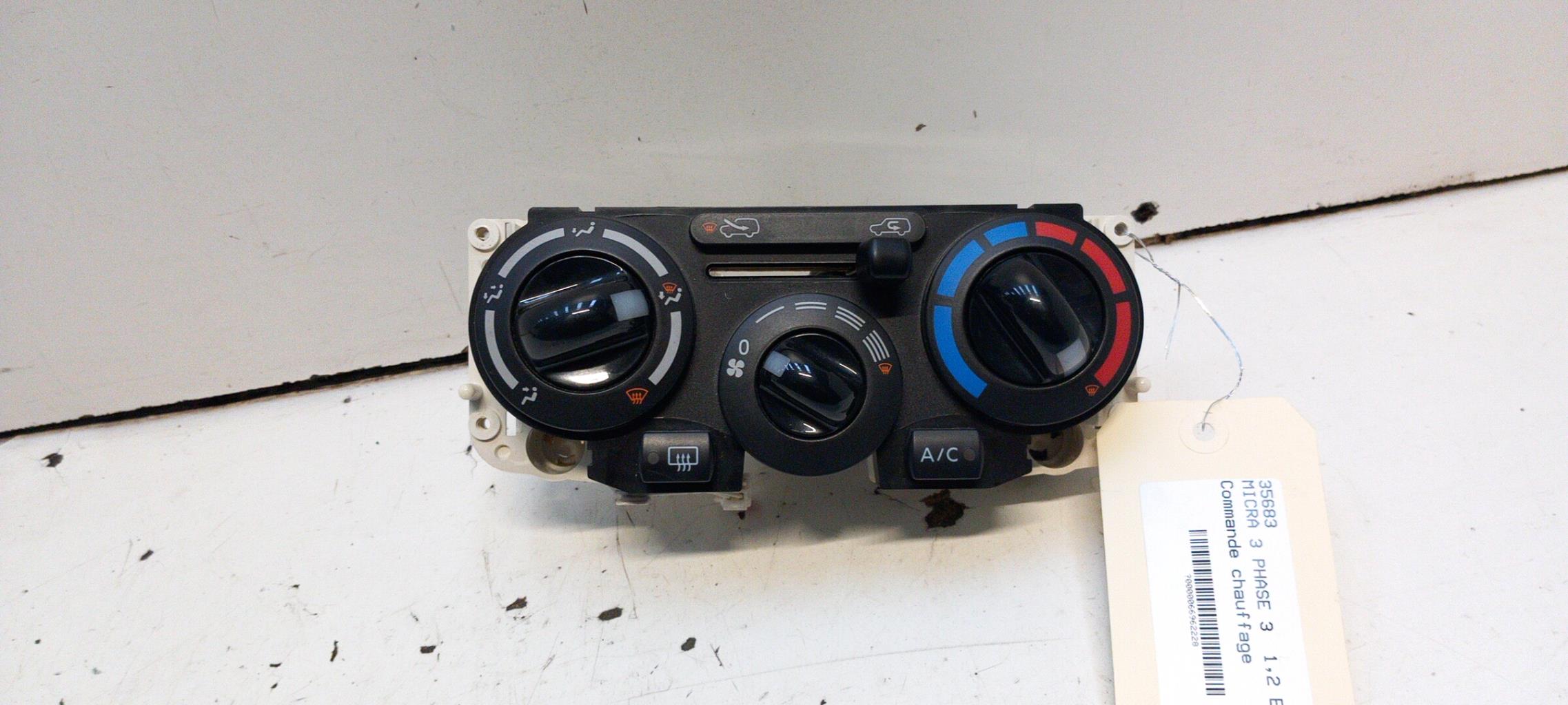 Commande chauffage NISSAN MICRA 3 PHASE 3 Essence - 1