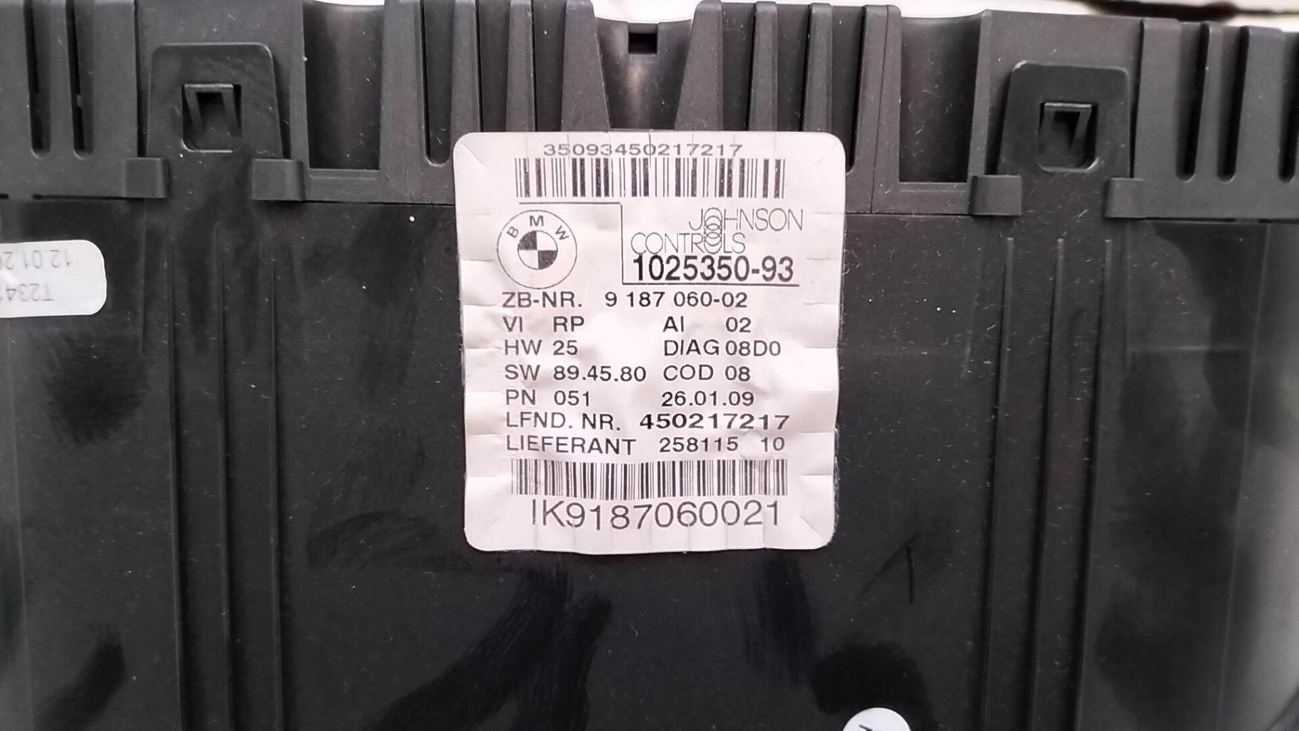 Compteur BMW SERIE 3 E91 TOURING PHASE 2 BREAK Diesel - 1