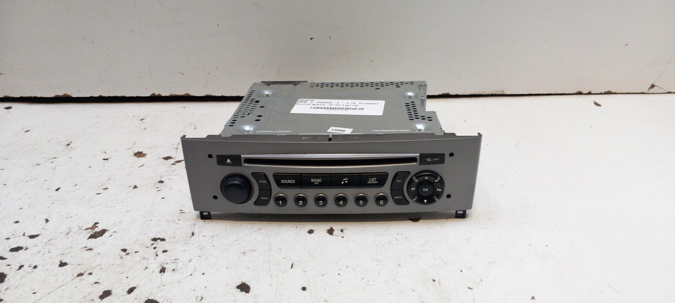 Autoradio originale PEUGEOT 308 1 PHASE 1 Diésel - 1