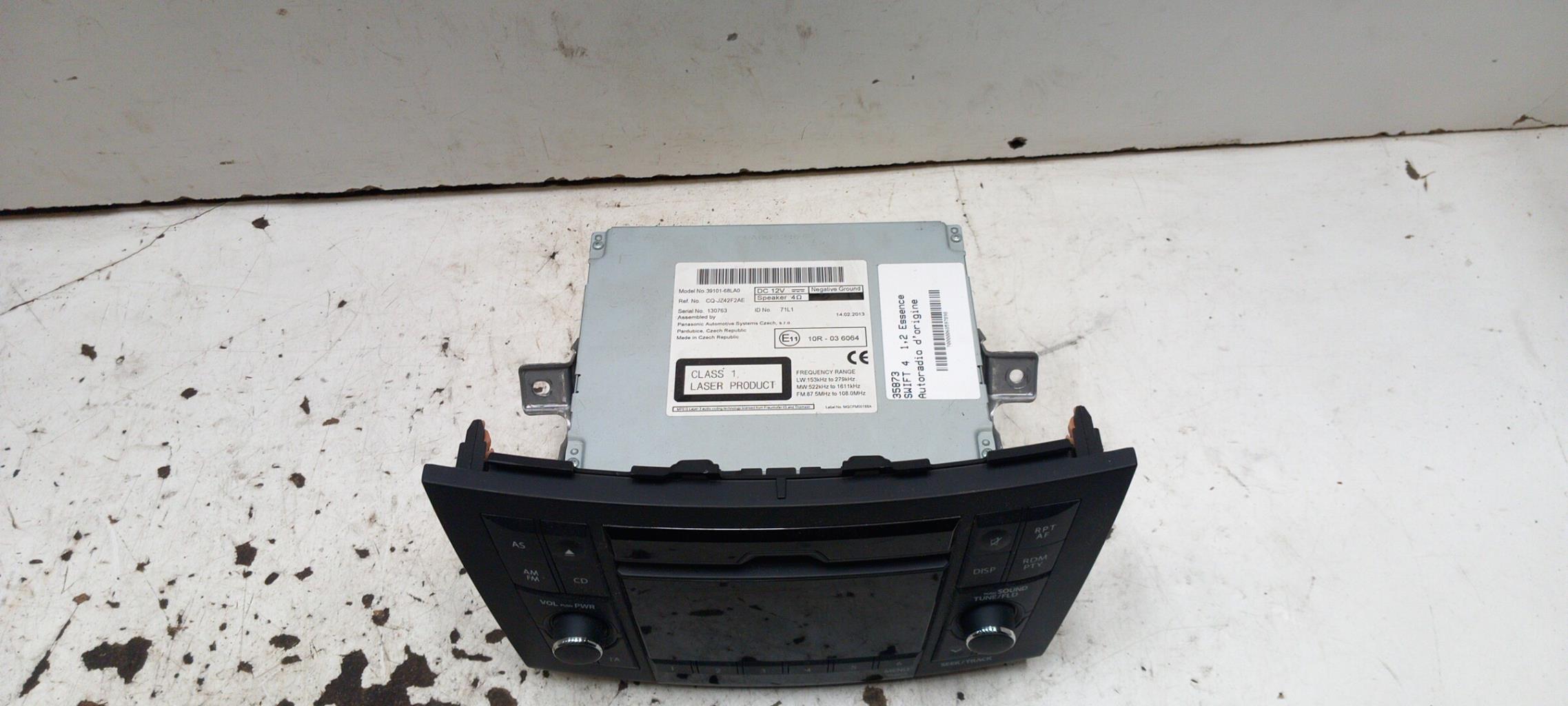 Autoradio originale SUZUKI SWIFT 4 Gasolina - 1