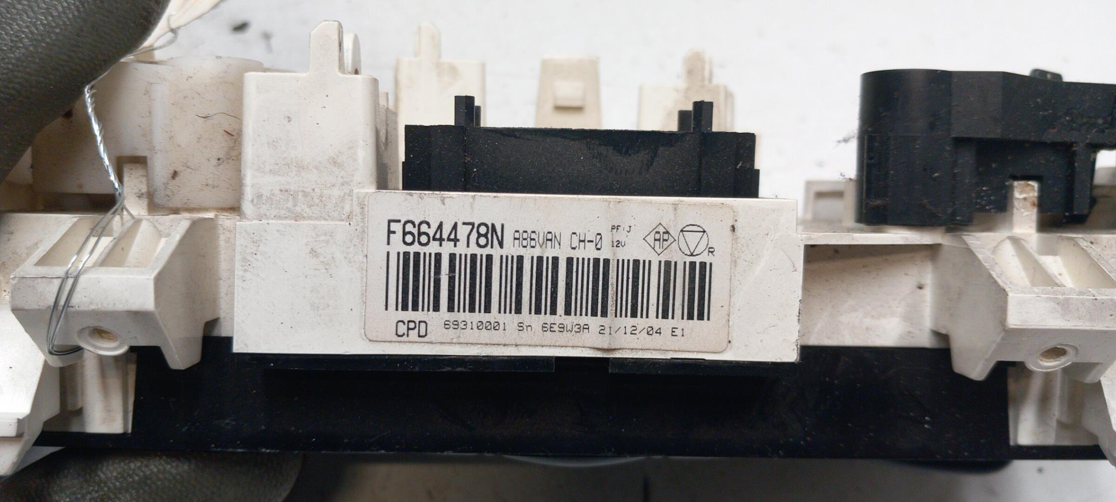 Commande chauffage CITROEN C2 PHASE 1 Diesel - 1