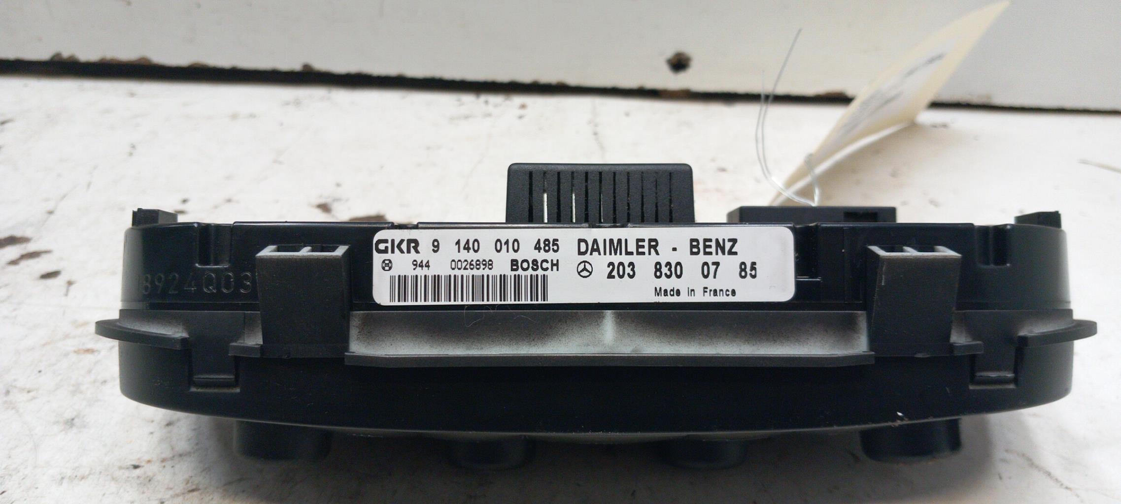 Commande chauffage MERCEDES CLASSE C 203 PHASE 1 BREAK Diesel - 1