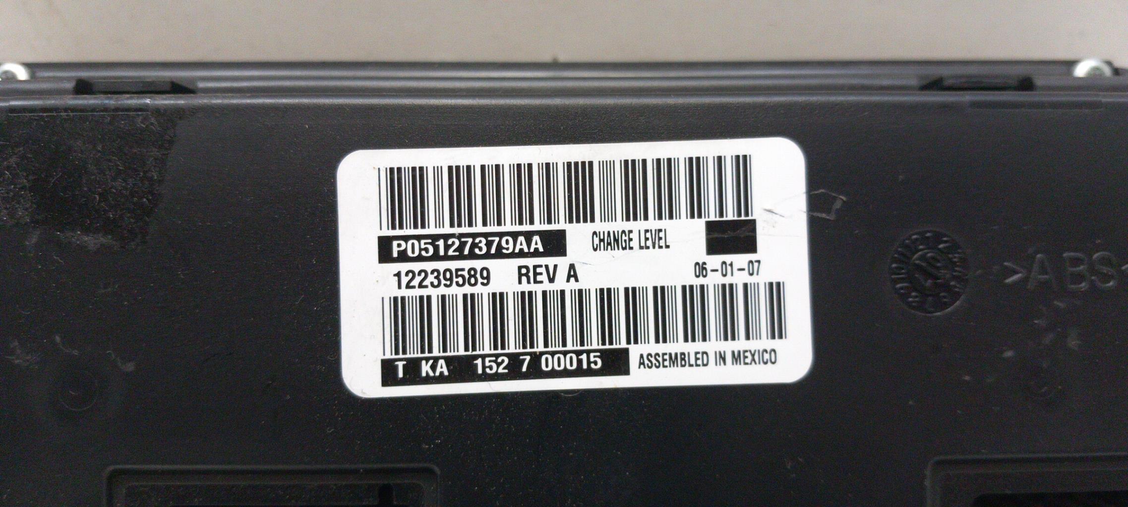 Commande chauffage CHRYSLER GRAND VOYAGER 4 PHASE 2 Diesel - 1