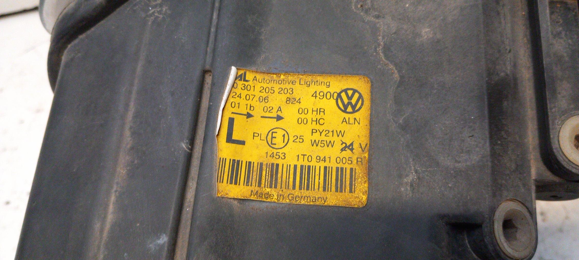 Gruppo ottico anteriore principale sinistro (luci)(faro) VOLKSWAGEN TOURAN 1 PHASE 1 Diésel - 1