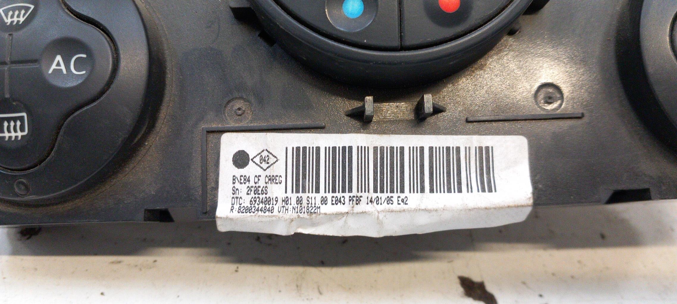 Commande chauffage RENAULT MEGANE 2 PHASE 1 Diesel - 1