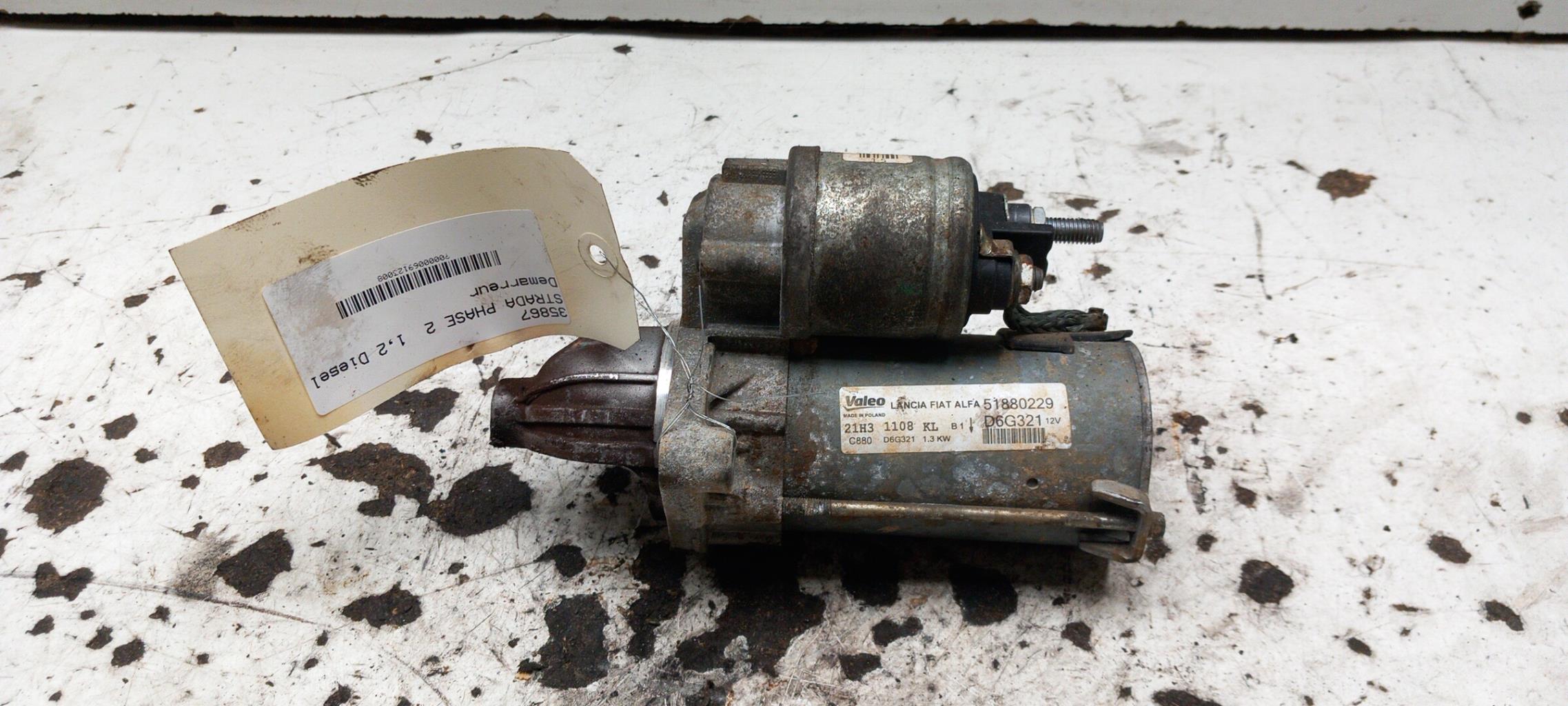 Demarreur FIAT STRADA PHASE 2 Diesel - 1
