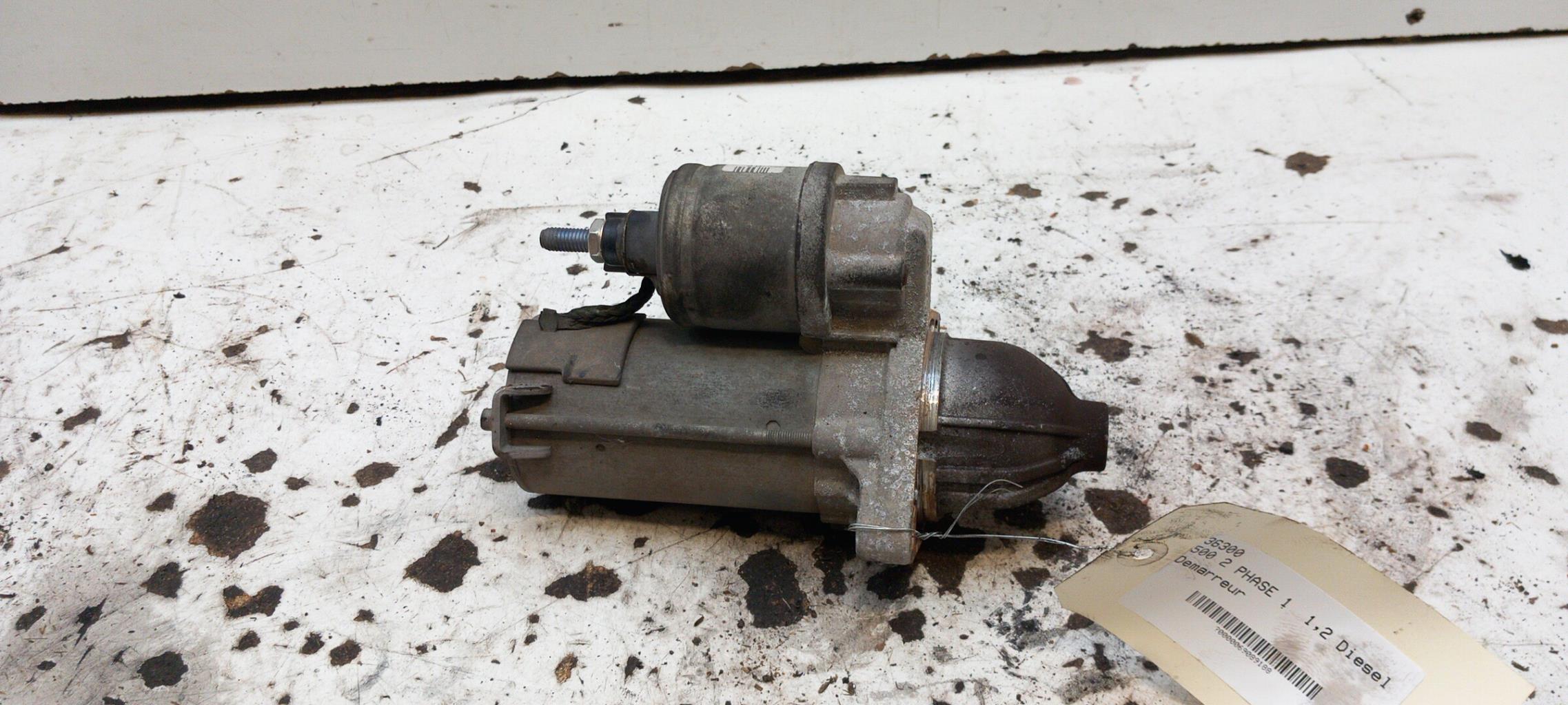 Motorino avviamento FIAT 500 2 PHASE 1 Diésel - 1