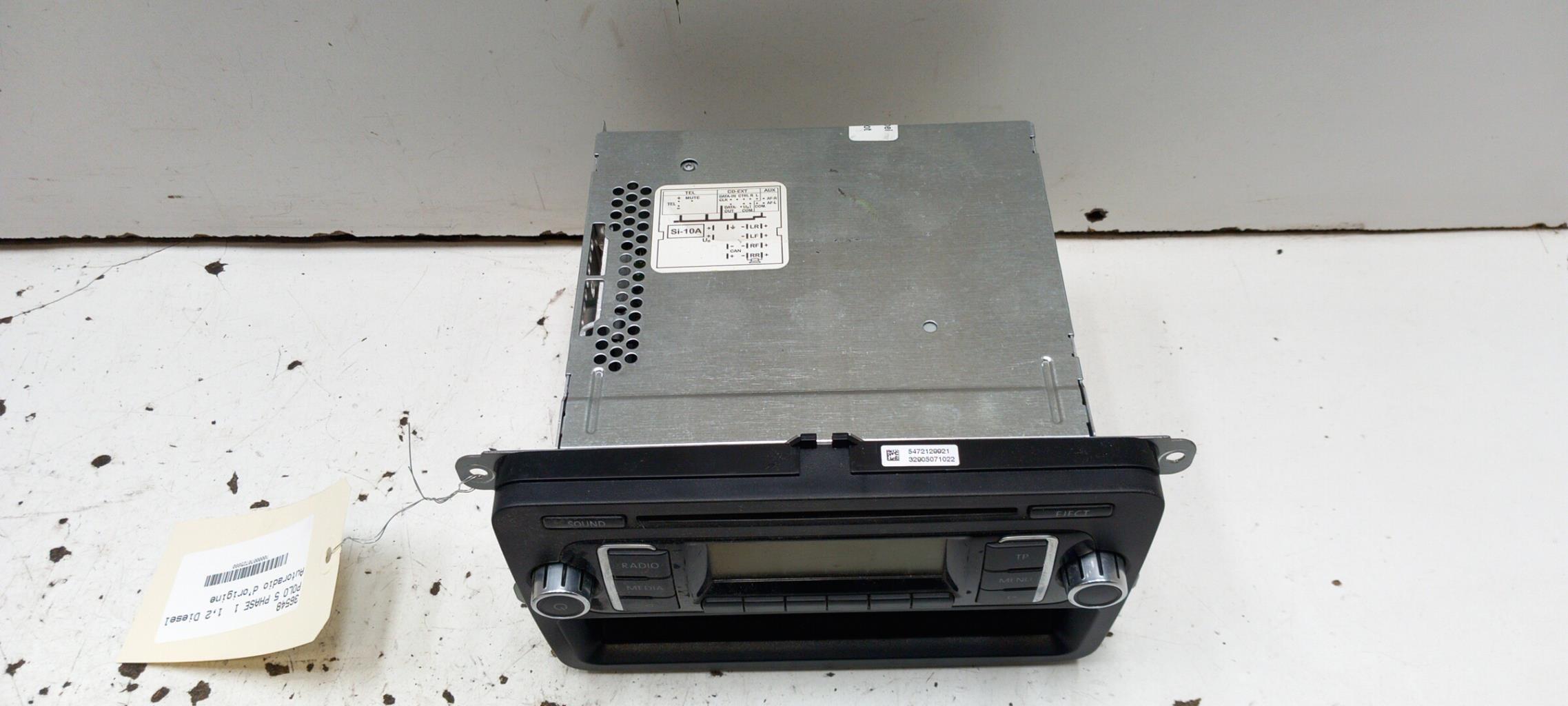Autoradio originale VOLKSWAGEN POLO 5 PHASE 1 Diésel - 1