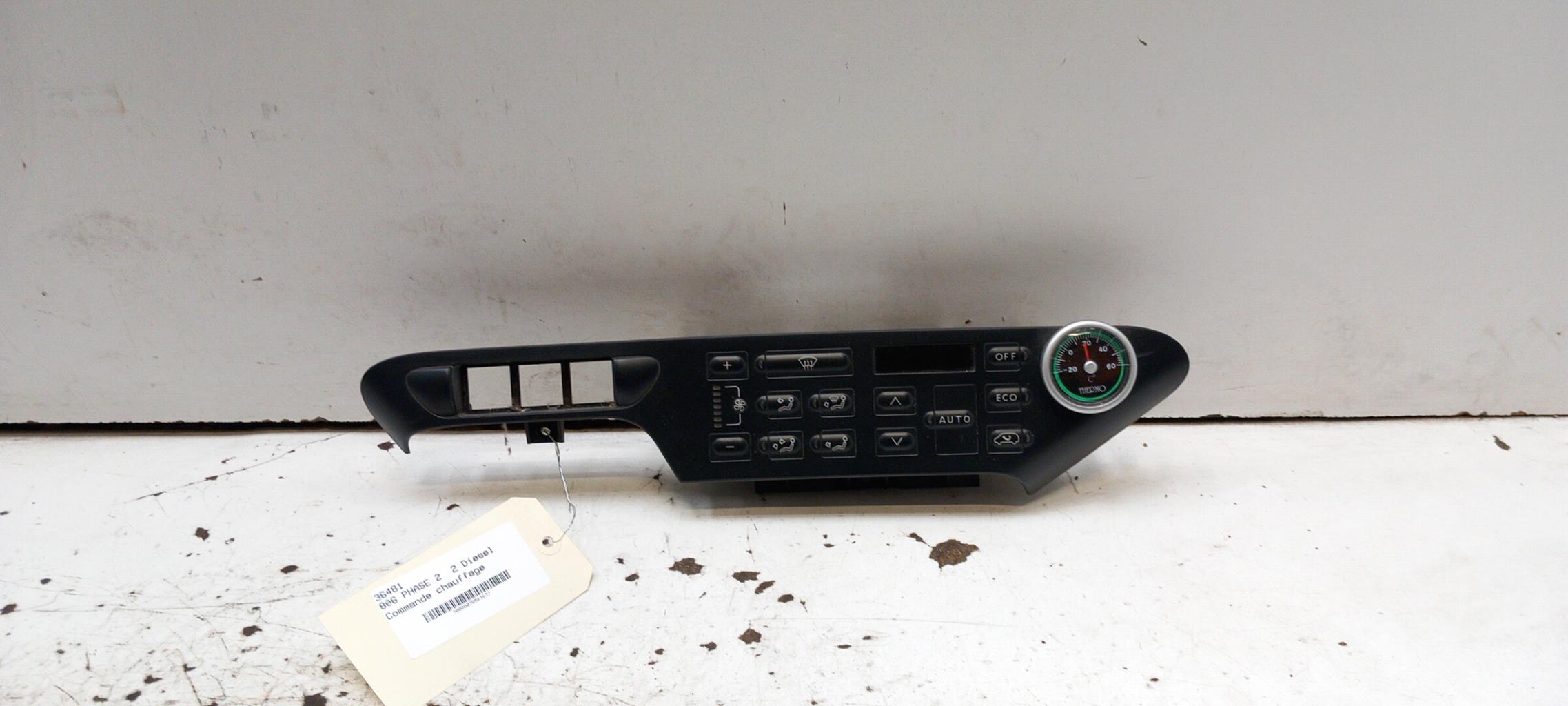 Commande chauffage PEUGEOT 806 PHASE 2 Diesel - 1