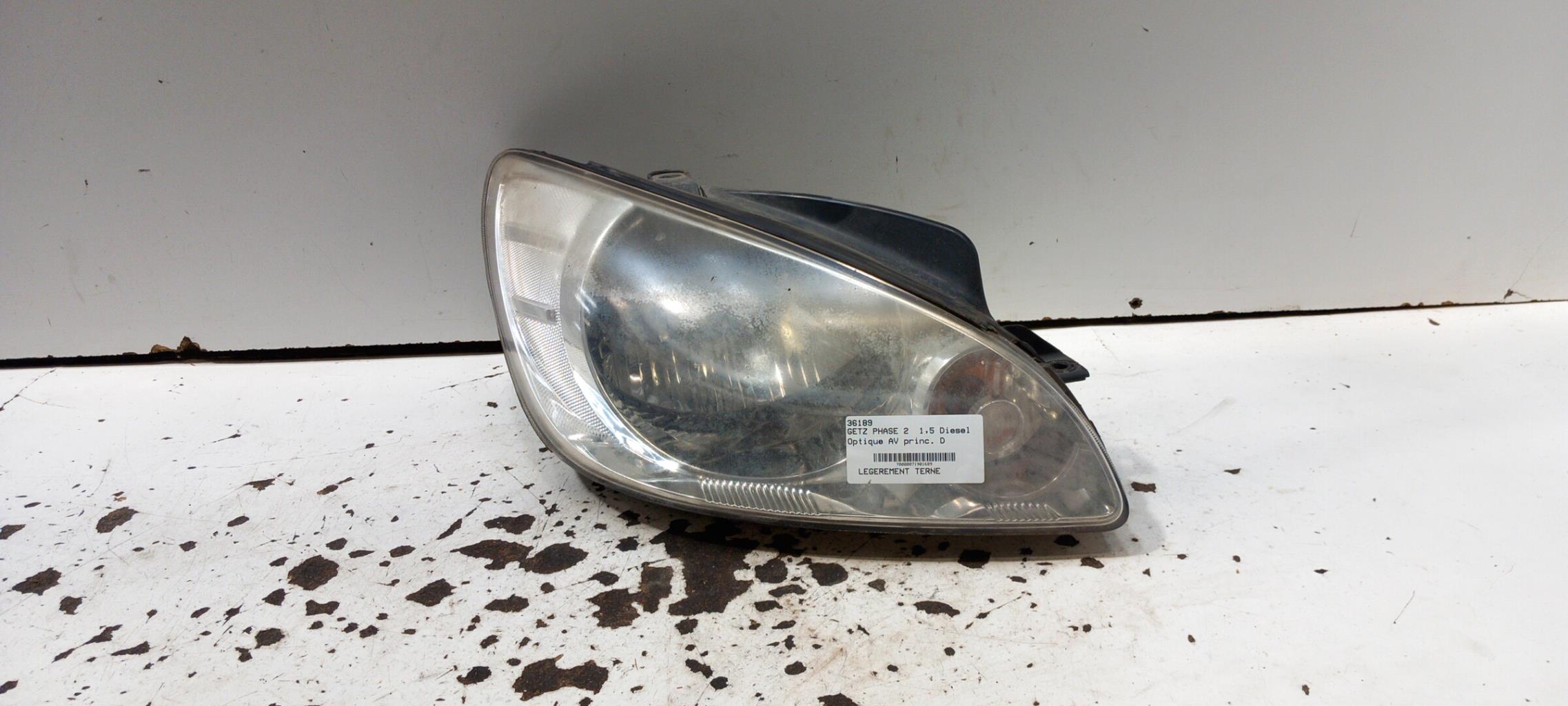 Gruppo ottico anteriore principale destro (luci)(faro) HYUNDAI GETZ PHASE 2 Diésel - 1