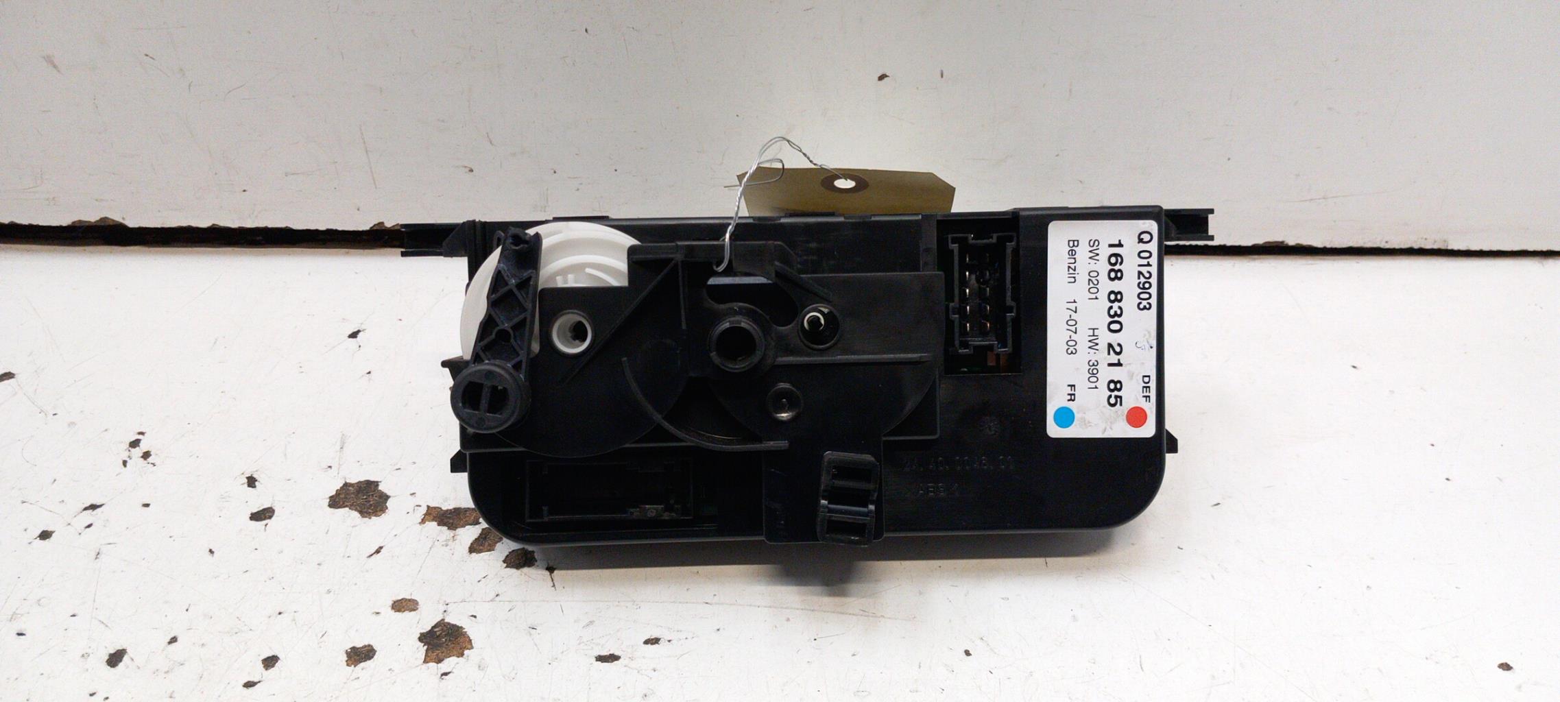 Commande chauffage MERCEDES CLASSE A 168 PHASE 2  - 1