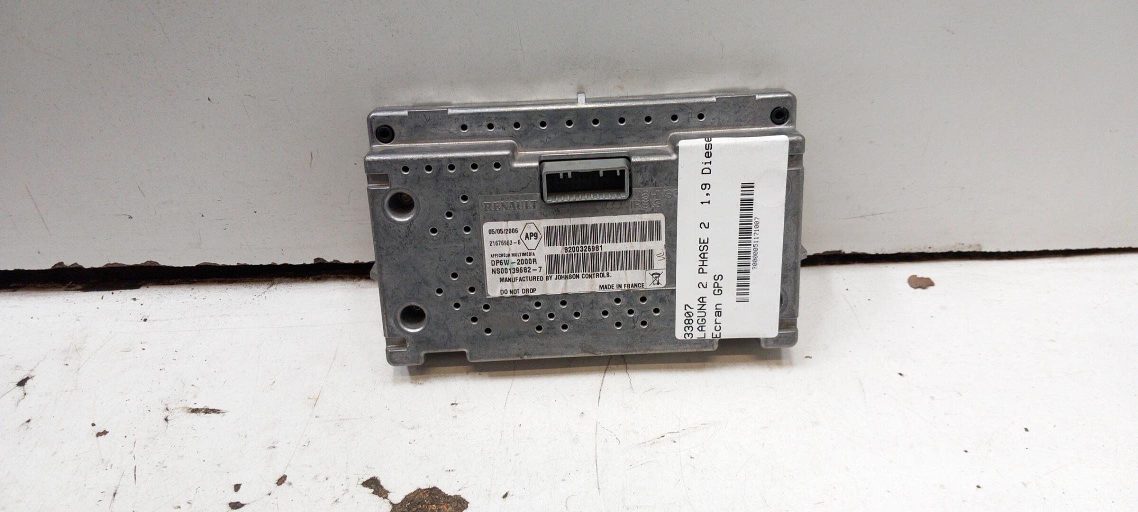 Ecran GPS RENAULT LAGUNA 2 PHASE 2 Diesel - 1