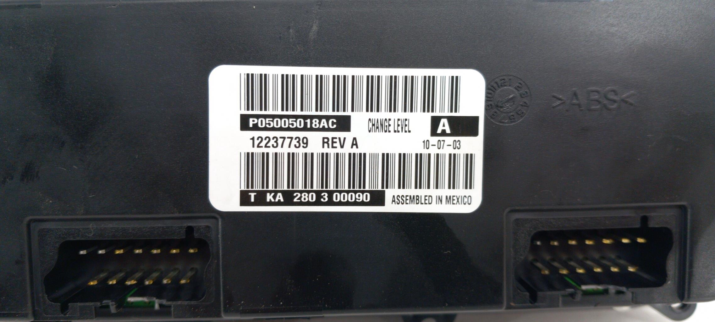 Commande chauffage CHRYSLER VOYAGER 4 PHASE 1 Diesel - 1