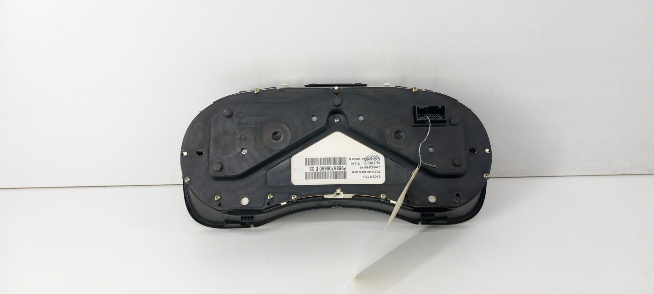 Compteur PEUGEOT 307 PHASE 1 Diesel - 1