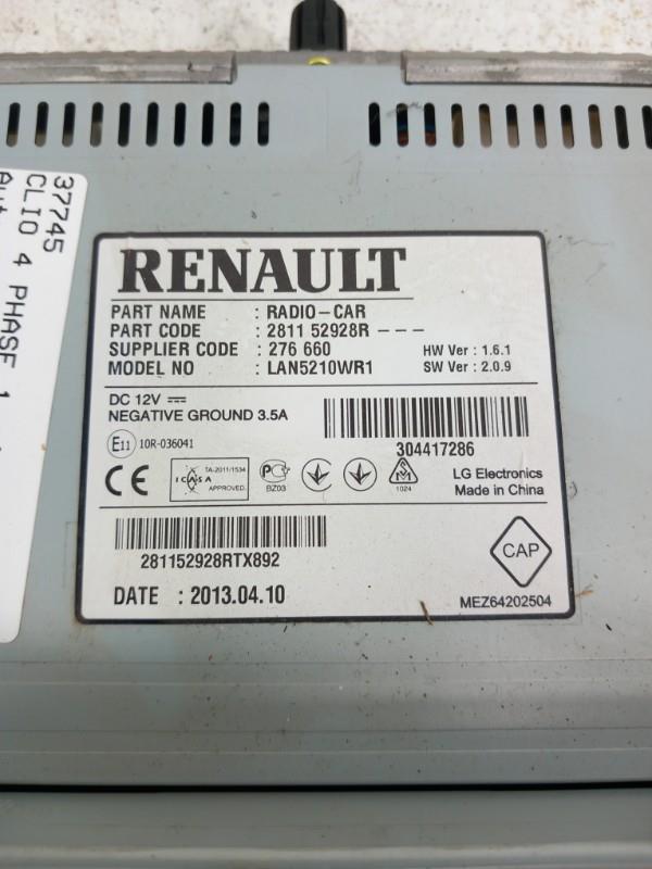 Autoradio originale RENAULT CLIO 4 PHASE 1 Diésel - 1