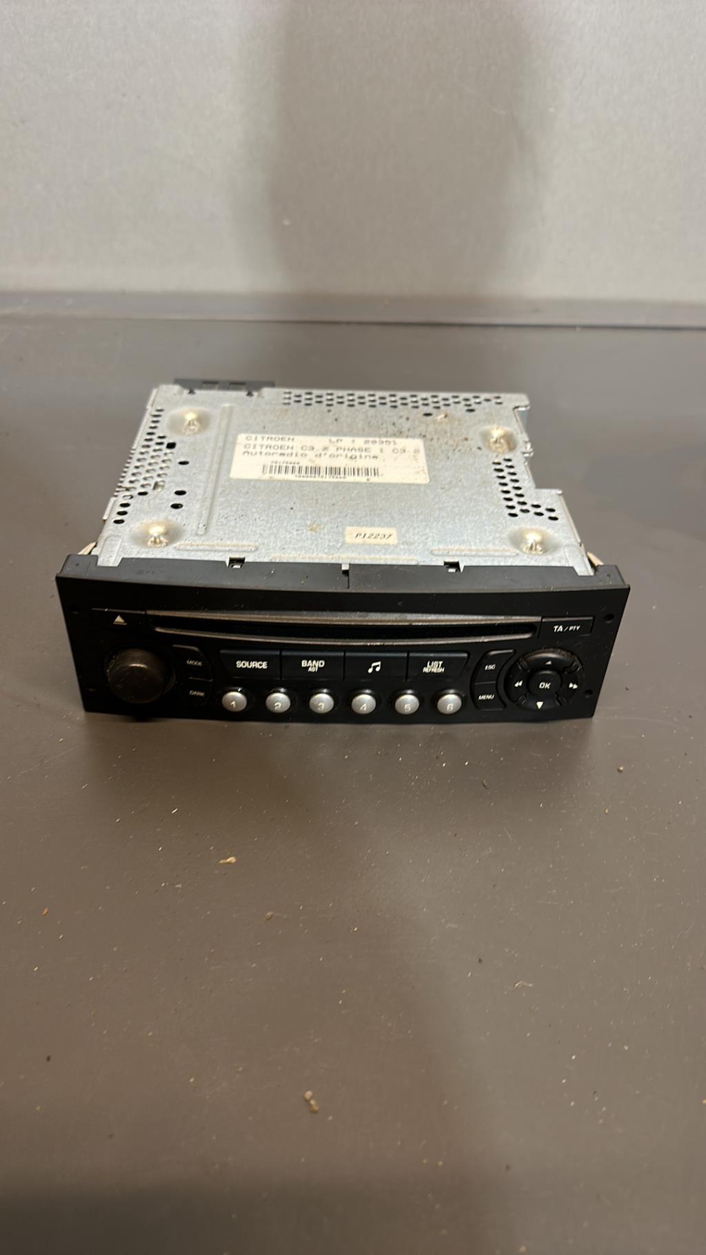 Autoradio d'origine CITROEN C3 2 PHASE 1 Essence - 1