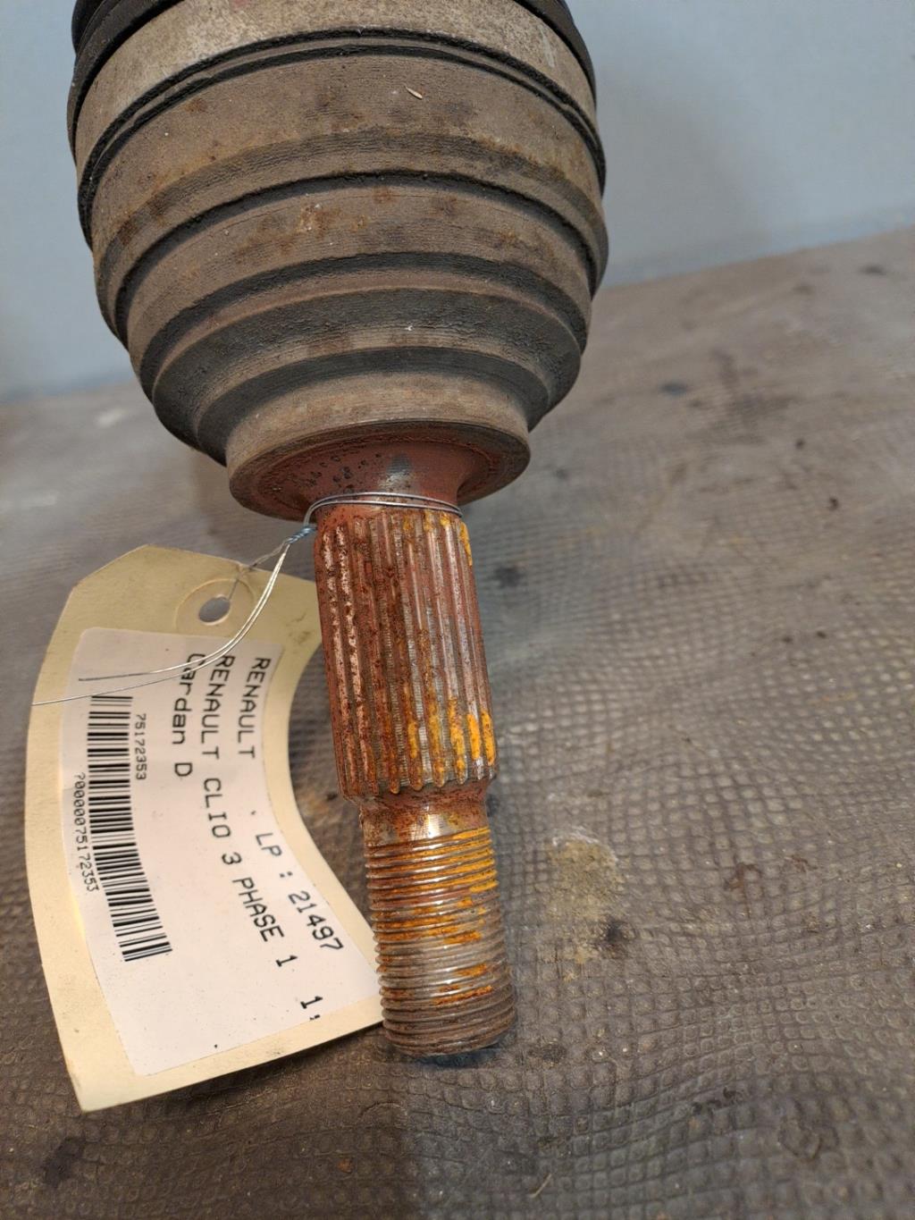Cardan droit (transmission) RENAULT CLIO 3 PHASE 1 Diesel - 1