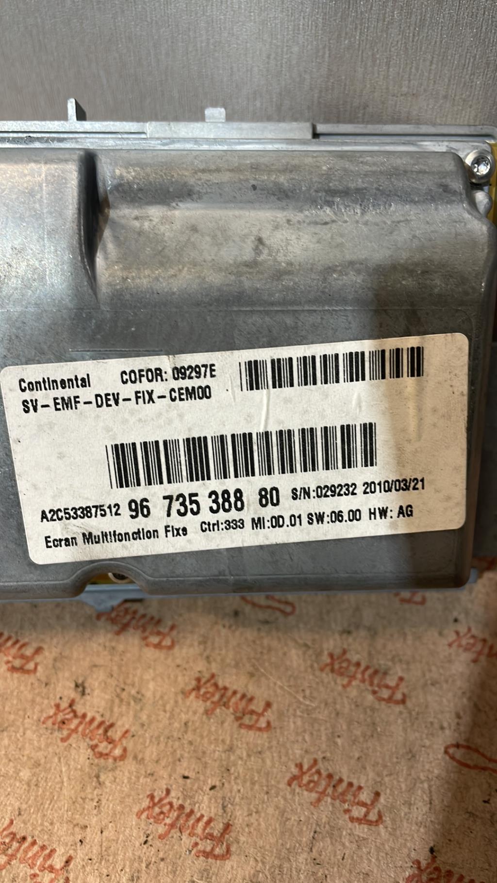 Ecran GPS CITROEN C5 2 Diesel - 1