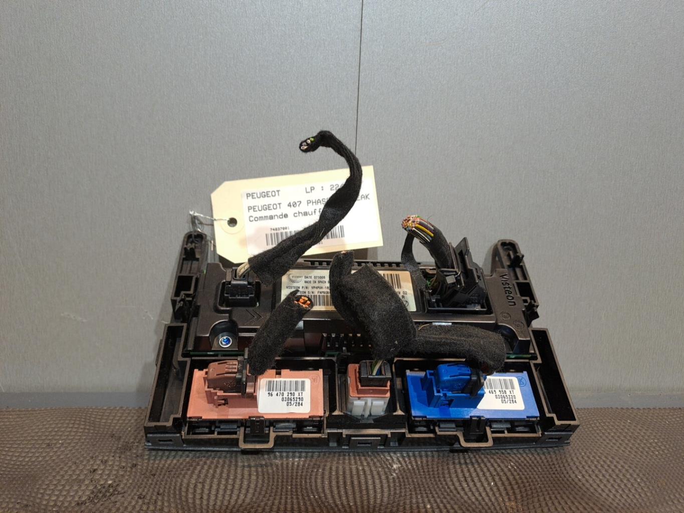 Commande chauffage PEUGEOT 407 PHASE 1 BREAK Diesel - 1