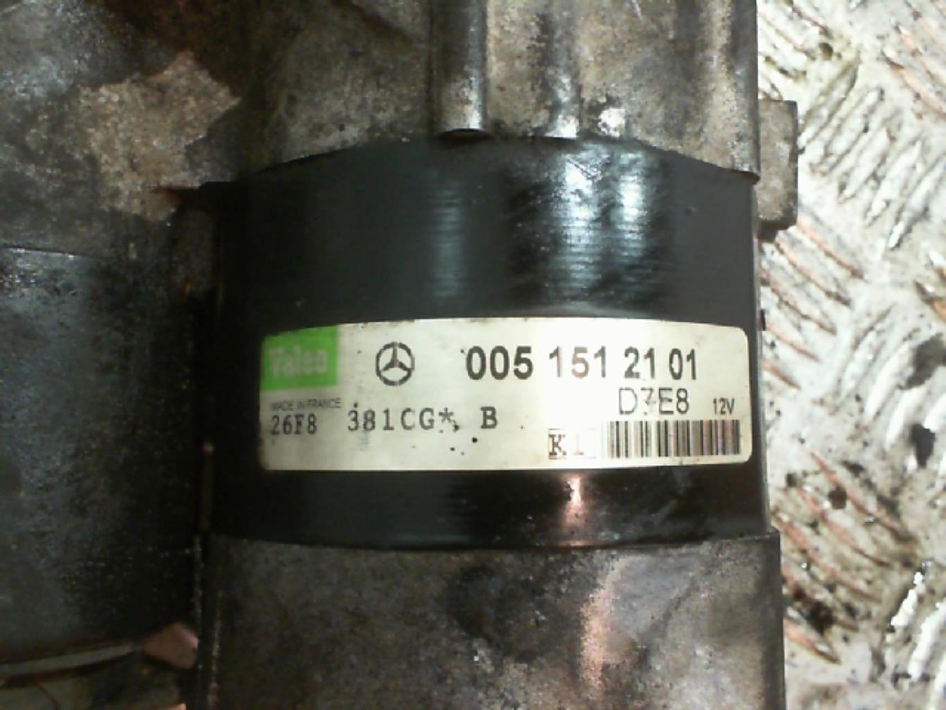 Motorino avviamento MERCEDES CLASSE A 168 PHASE 1 Gasolina - 1
