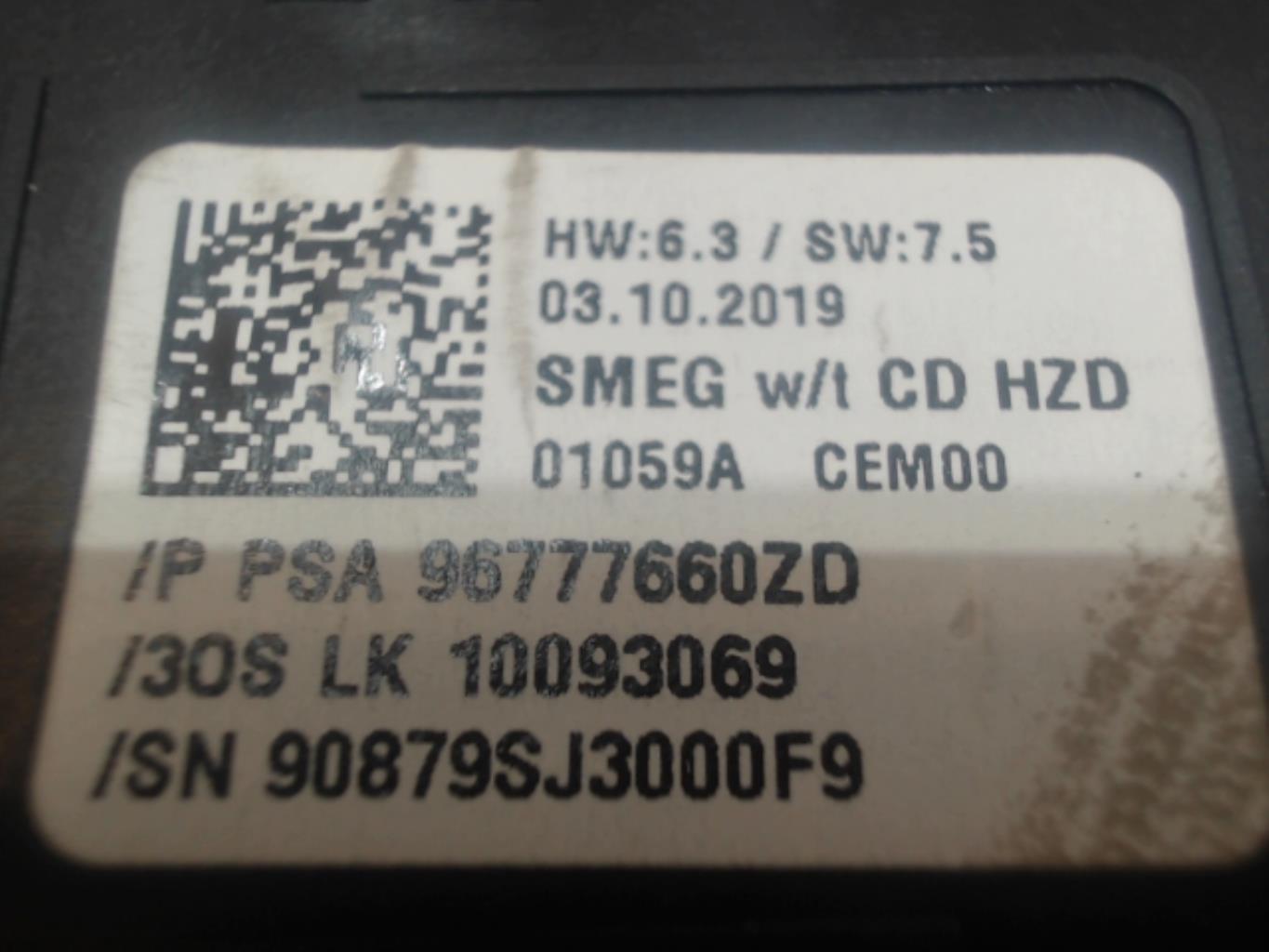 Commande chauffage PEUGEOT 308 2 PHASE 2 Diesel - 1