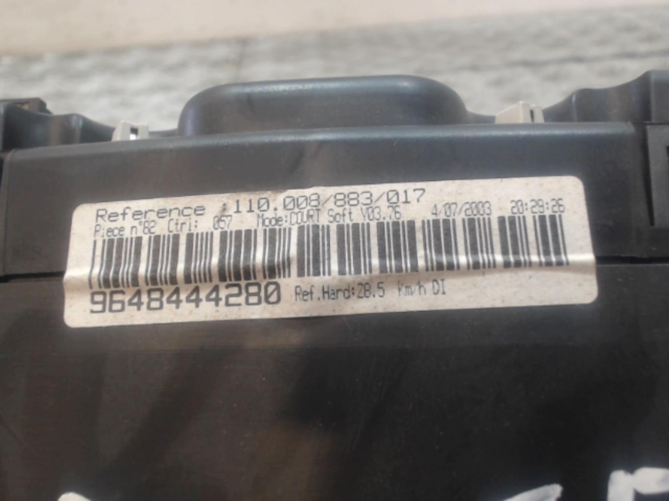 Compteur PEUGEOT 607 PHASE 1 Diesel - 1
