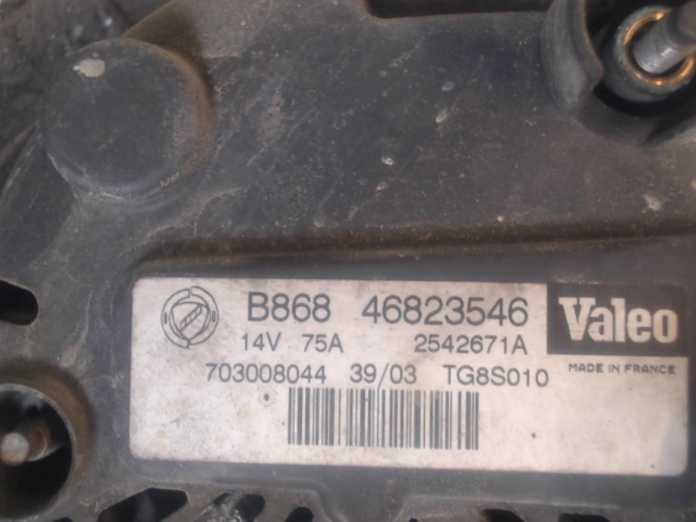 Alternatore FIAT PUNTO 2 PHASE 2 Diésel - 1