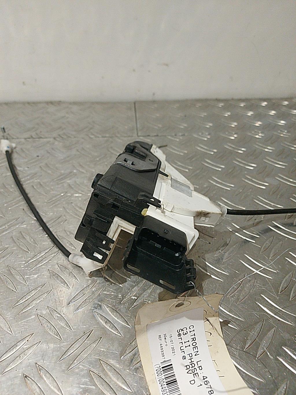 Serrure avant droit CITROEN C3 2 PHASE 1 Diesel - 1