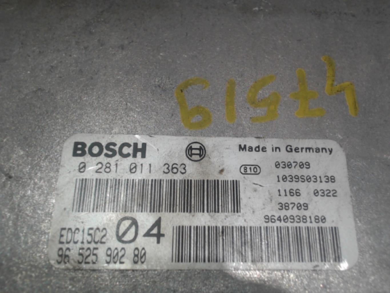 Calculateur moteur CITROEN C8 Diesel - 1